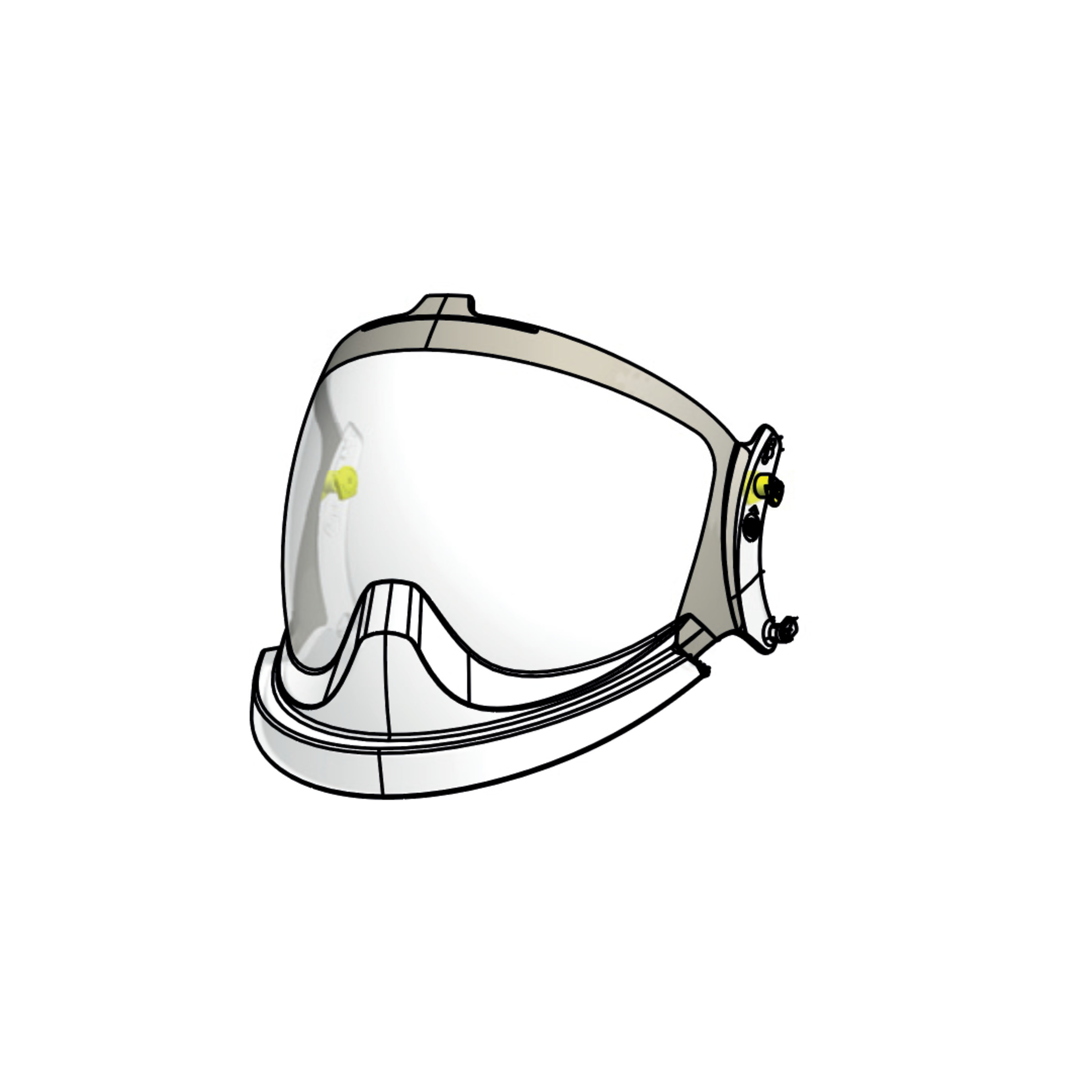 Clear face shield, XF1